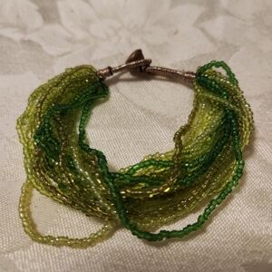 Green Bead Bracelet
